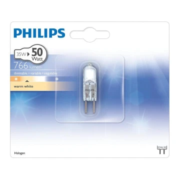 Промислова лампочка Philips HALOGEN GY6,35/35W/12V 3100K