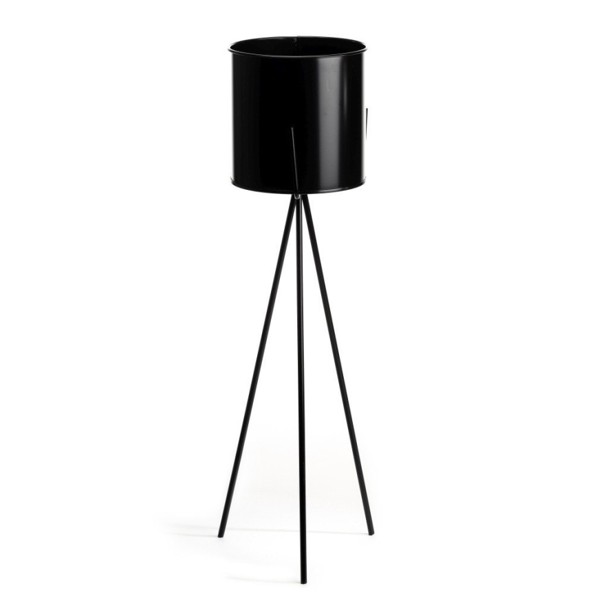 Подставка для цветов TRIPOD 80x25 см черная