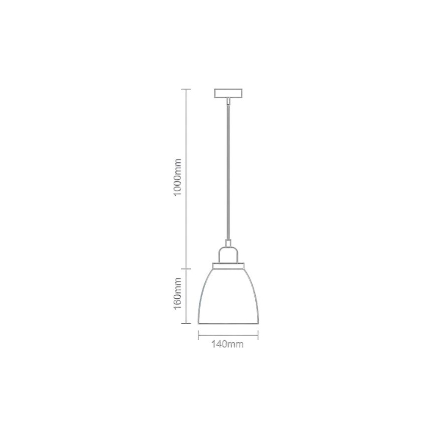 Подвесная люстра 1xE27/60W/230V диаметр 14 см