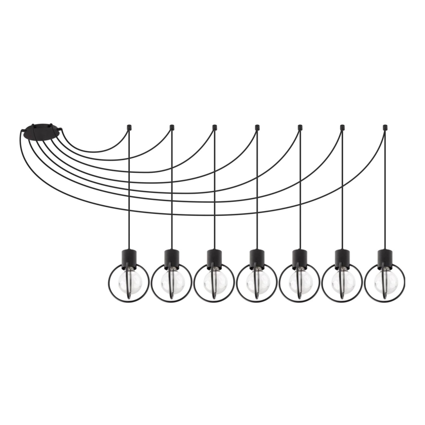 Подвесная люстра AURA 7xE27/60W/230V