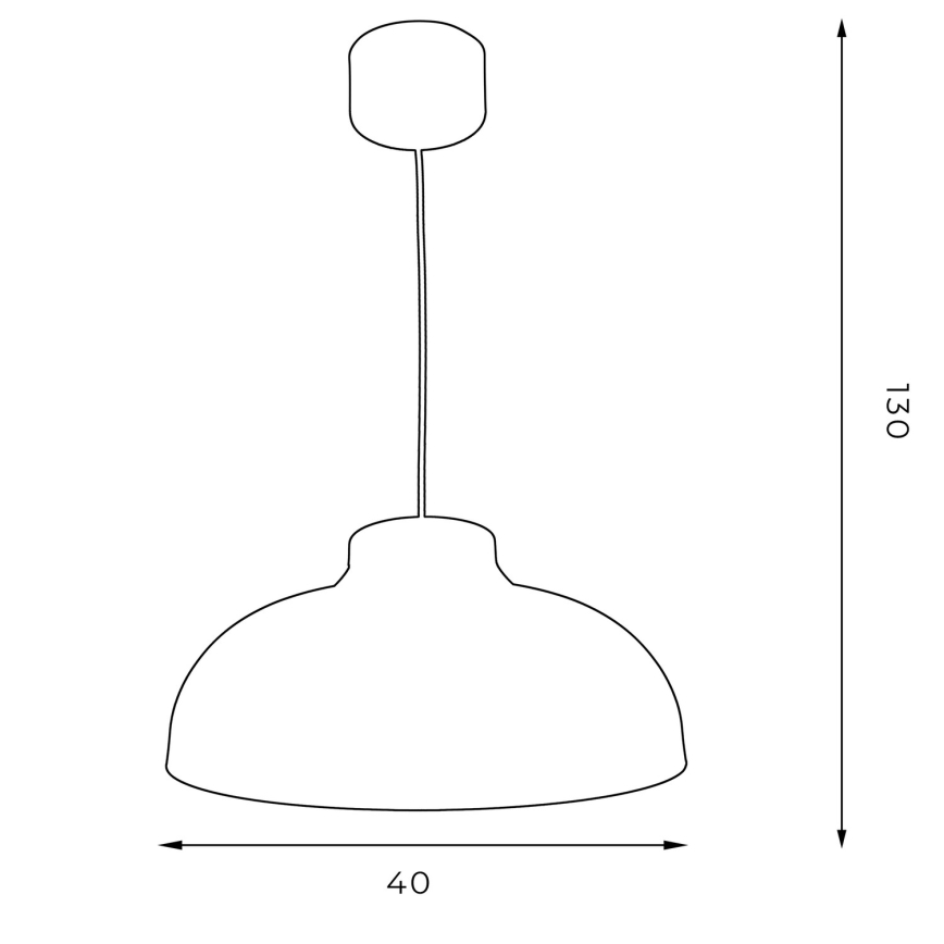 Подвесная люстра BASCA 1xE27/60W/230V черная/золотая