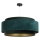 Подвесная люстра DOBLO 1xE27/60W/230V диаметр 60 см зеленый/золотистый