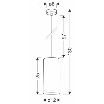 Подвесная люстра FLERI 1xE27/60W/230V ротанг