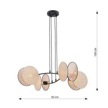 Подвесная люстра MOTIF 4xE27/15W/230V бежевый