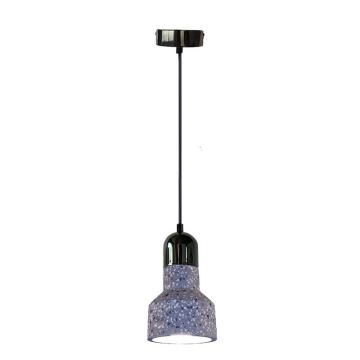 Подвесная люстра TERRAZZO 1xE27/60W/230V диаметр 12 см серый