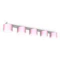 Потолочный светильник DIXIE 5xGX53/11W/230V розовый