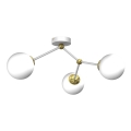 Поверхностно-монтируемая люстра JOY 3xE14/40W/230V белая/золотая