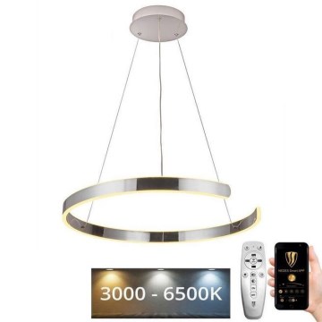 Підвісна LED люстра з регулюванням яскравості LED/70W/230V 3000-6500K + пульт дистанційного керування