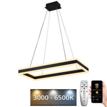 Підвісна LED люстра з регулюванням яскравості LED/80W/230V 3000-6500K + пульт дистанційного керування