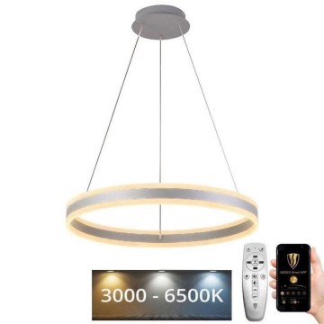 Підвісна LED люстра з регулюванням яскравості LED/85W/230V 3000-6500K + пульт дистанційного керування