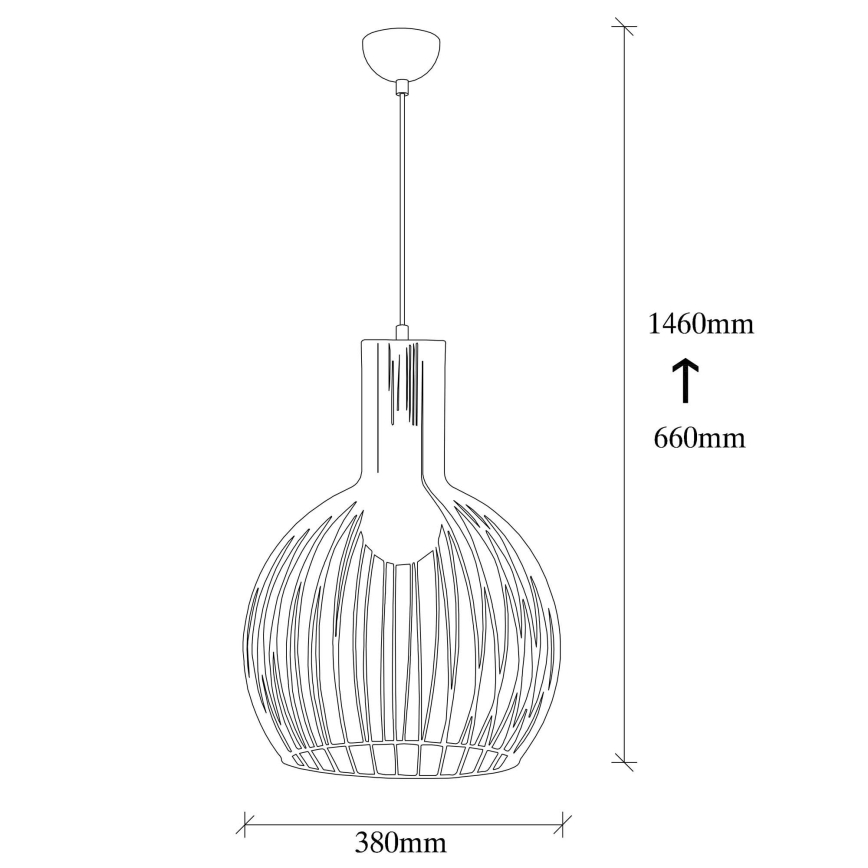 Підвісна люстра FELLINI 1xE27/100W/230V