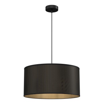 Підвісна люстра LOFT SHADE 1xE27/60W/230V діаметр 40 см чорний/золотий