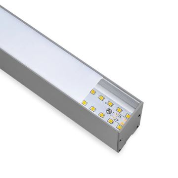 Підвісна світлодіодна люстра SAMSUNG CHIP LED/40W/230V 4000K срібний