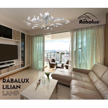 Rabalux 2839 - Потолочный светильник LILIAN 4xE14/40W/230V