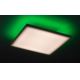 Rabalux - Светодиодный потолочный RGB-светильник с регулированием яркости LED/18W/230V 3000-6500K 30x30 см + дистанционное управление