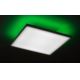 Rabalux - Светодиодный потолочный RGB-светильник с регулированием яркости LED/18W/230V 3000-6500K 30x30 см + дистанционное управление