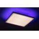 Rabalux - Светодиодный потолочный RGB-светильник с регулированием яркости LED/24W/230V 3000-6500K 40x40 см + дистанционное управление
