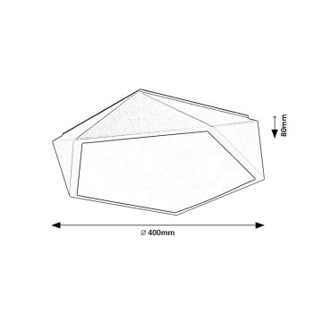 Rabalux - Стельовий LED світильник LED/30W/230V 3000K