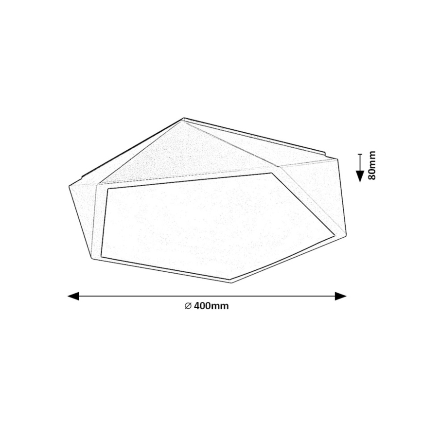 Rabalux - Стельовий LED світильник LED/30W/230V 3000K