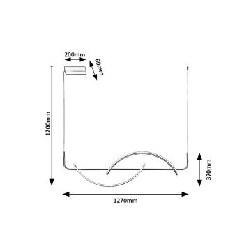 Rabalux - Светодиодная подвесная люстра LED/35W/230V