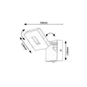 Rabalux - Светодиодный настенный светильник для ванной комнаты LED/5W/230V 4000K IP44