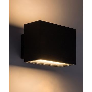 Rabalux - Уличный светодиодный настенный светильник LED/7W/230V IP54 черный