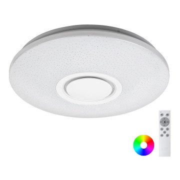 Rabalux - Стельовий LED RGB світильник з регулюванням яскравості з динаміком LED/24W/230V + ДК Wi-Fi