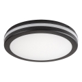 Rabalux - Светодиодный потолочный светильник для ванной комнаты LED/28W/230V 3000/4000/6500K IP54 черный