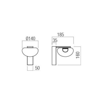 Redo 01-3242 - Светодиодный настенный светильник SINCLAIR LED/6,5W/230V CRI 93 IP21 черный