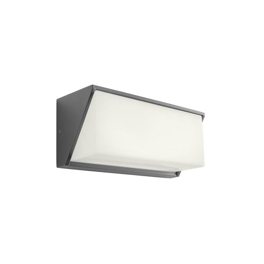 Redo 90238 - Уличный светодиодный настенный светильник SPECTRA LED/16W/230V 3000K IP54 серый