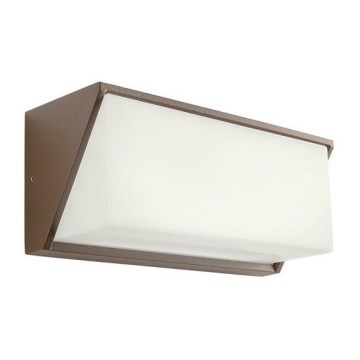 Redo 90239 - Уличный светодиодный настенный светильник SPECTRA LED/16W/230V 3000K IP54 коричневый