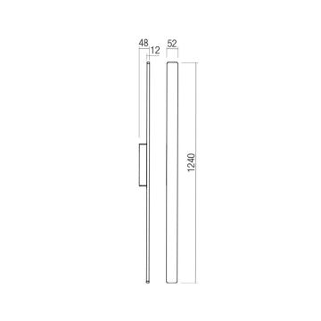 Redo 90430 - Уличный светодиодный настенный светильник REFLEXA LED/20W/230V 3000K IP54 белый