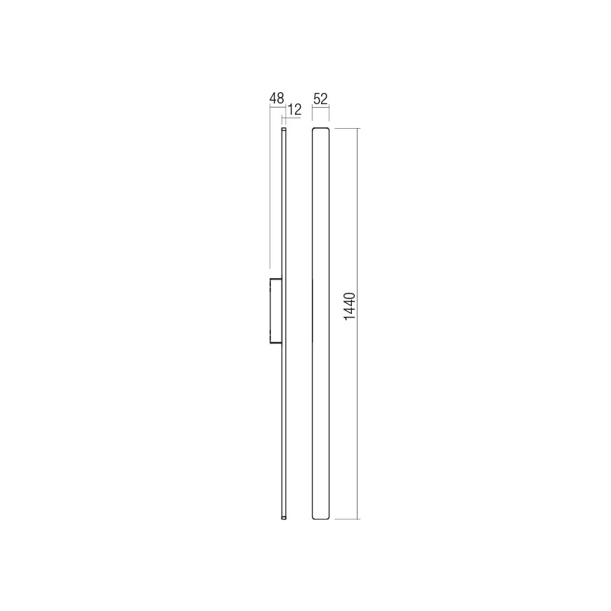 Redo 90432 - Уличный светодиодный настенный светильник REFLEXA LED/24W/230V 3000K IP54 белый