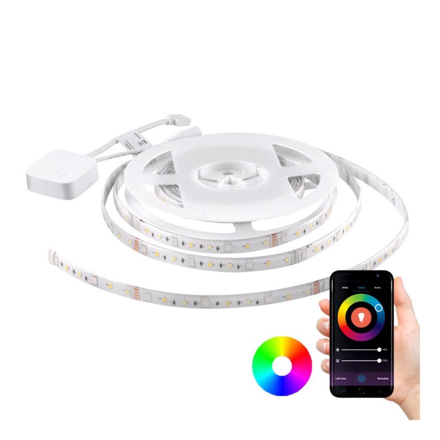 RGB LED Димерна стрічка Wi-Fi + музична функція LED/20W 5 м Tuya