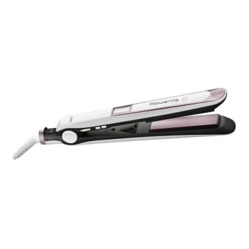 Rowenta - Вирівнювач для волосся з РК-дисплеєм PREMIUM CARE 32W/230V рожевий/білий