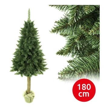 Рождественская елка со стволом из натурального дерева 180 см пихта