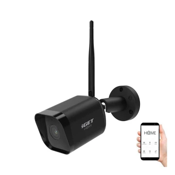 Розумна вулична камера з датчиком Full HD 1080p 12V IP65 Wi-Fi Tuya чорний