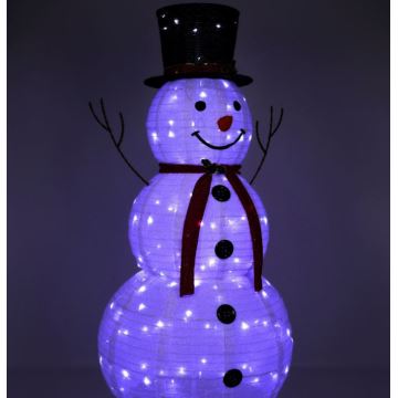 Різдвяна LED декорація LED/3,6W/230V 180 см IP44 сніговик