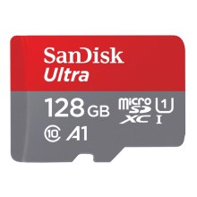 Sandisk - Карта памяти MicroSDXC 128 ГБ Ultra 80 Мб/сек