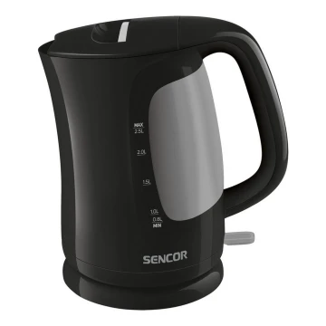 Sencor - Електрочайник 2,5 л 2200W/230V чорний