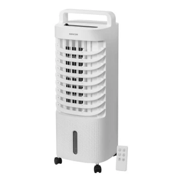 Sencor - Мобільний охолоджувач повітря з LED дисплеєм 3в1 45W/230V білий + ДК