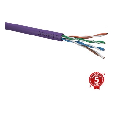 Solarix - Інсталяційний кабель CAT5E UTP LSOH Dca-s1,d2,a1 100м