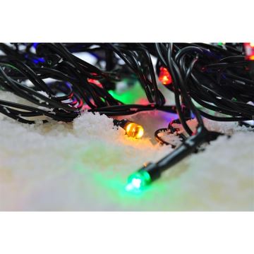 Світлодіодна різдвяна гірлянда вулична 55 m 500xLED/230V кольоровий IP44