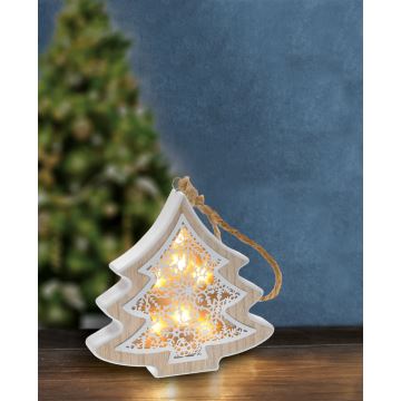 LED різдвяна декорація 6xLED/2xAAA ялинка