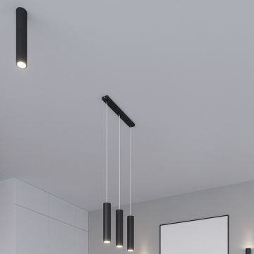 Точечный светильник LAGOS 1xGU10/10W/230V 30 см черный