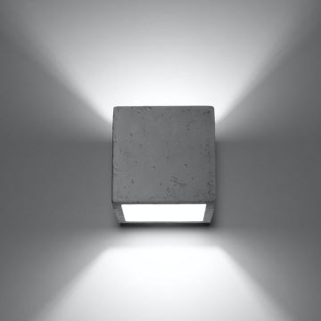 Настінний точковий світильник QUAD 1xG9/8W/230V бетон