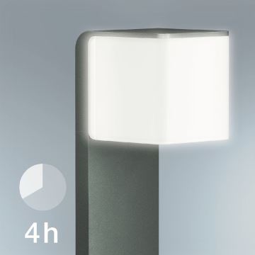 Steinel 055479 - Вулична LED лампа з регулюванням яскравості з датчиком CUBO LED/9,5W/230V IP44 антрацит