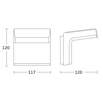 Steinel 059637 - Датчик руху iHF 3D KNX IP54 чорний