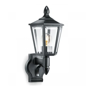 Steinel 069179 - Уличный настенный светильник L 15 1xE27/60W/230V IP44 черный