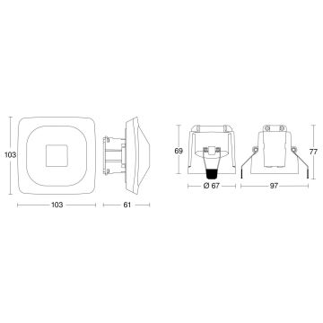 Steinel 079420 - Датчик присутствия HF 360-2 COM1 белый